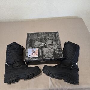 Black Winter Boots with Box